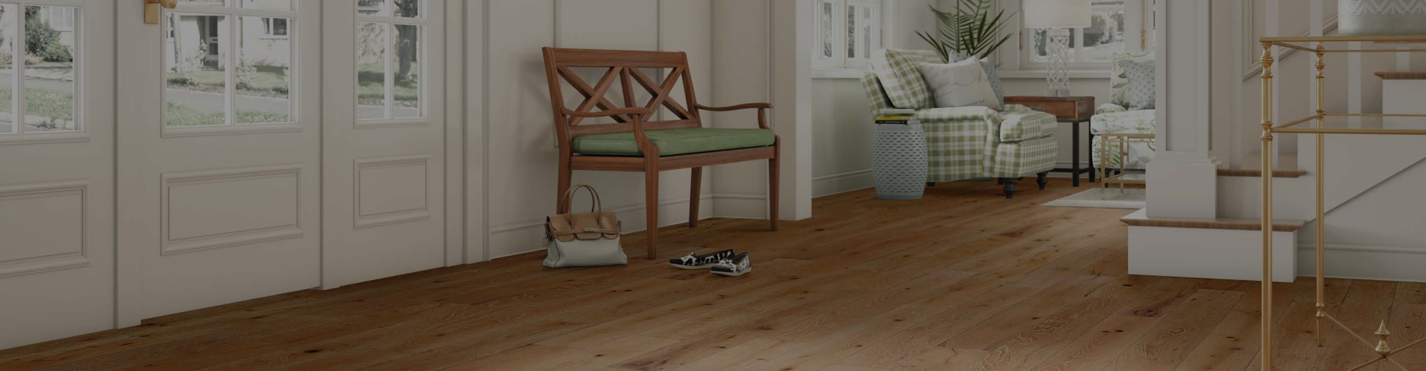 Living room with hardwood flooring and fireplace